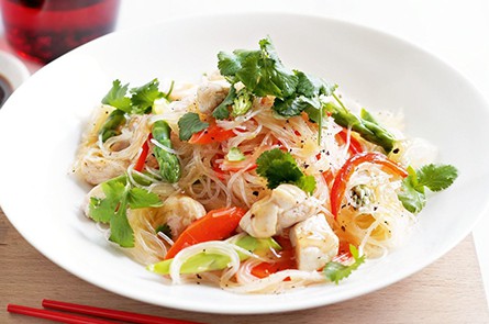 Chicken With Vermicelli Noodles